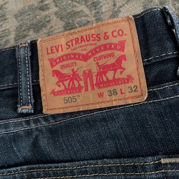 Levi’s 505 Men’s Jeans waist 38 X 33 Firm Price - Picture 16 of 16